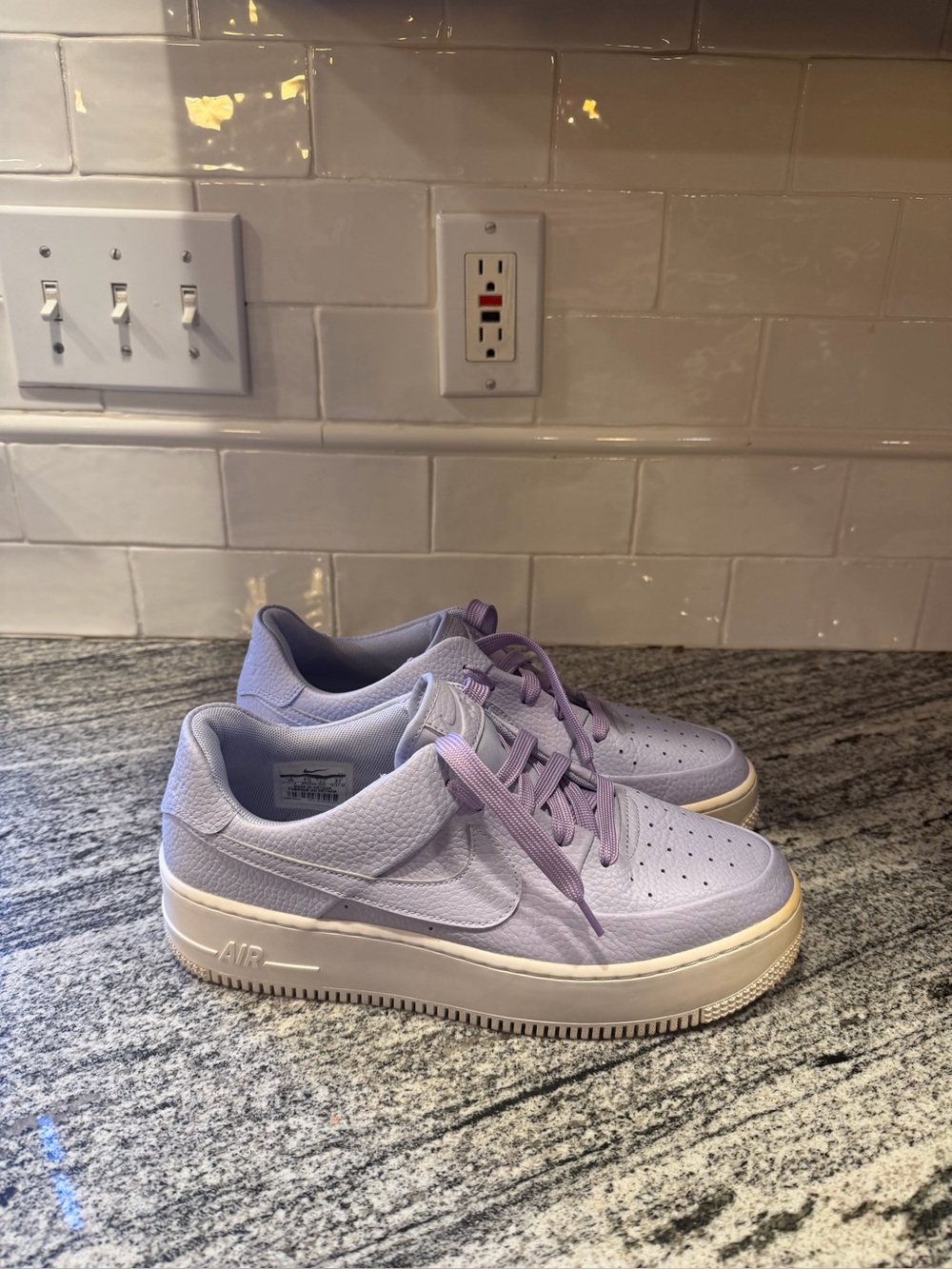 Women’s Nike Air Force 1 Sage Low "Oxygen Purple" AR5339-500 Size 10
